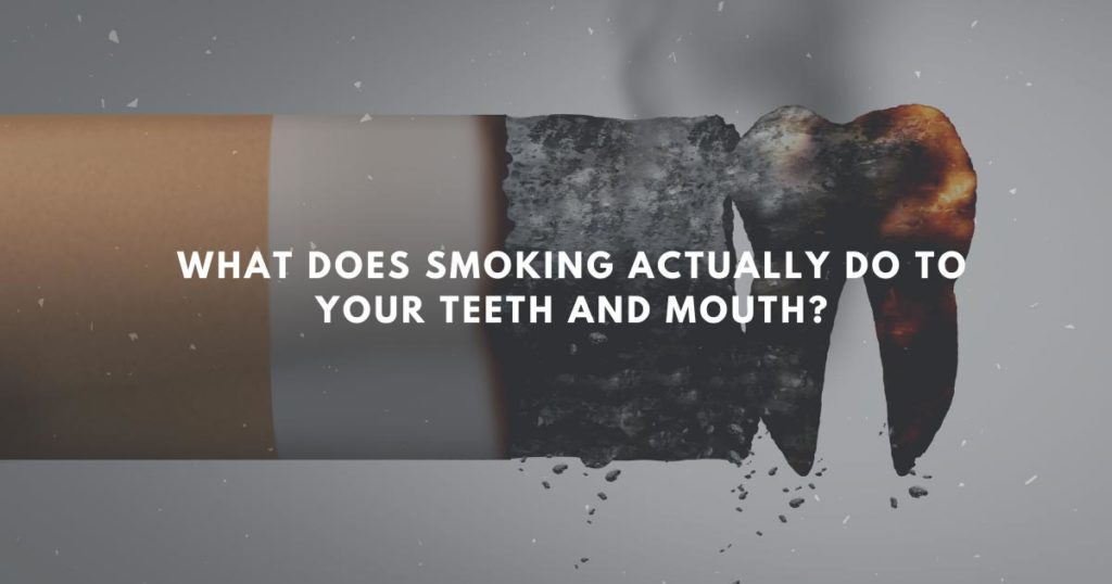 What Does Smoking Do To Your Mouth Burning Cigarette